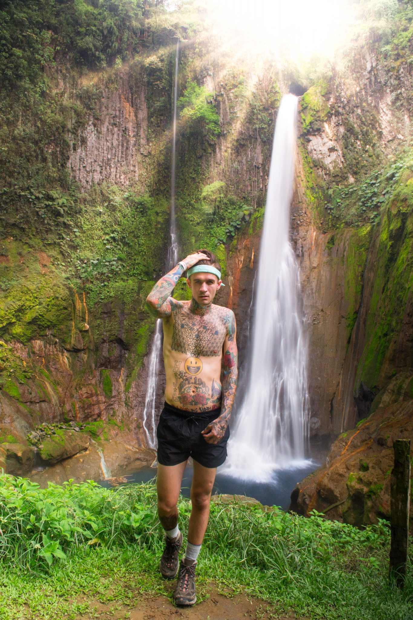 Pat at catarata del toro