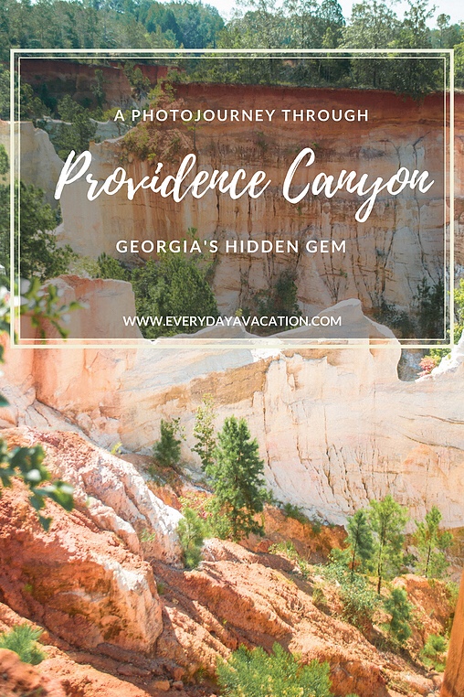 Providence Canyon State Park, red rock canyon