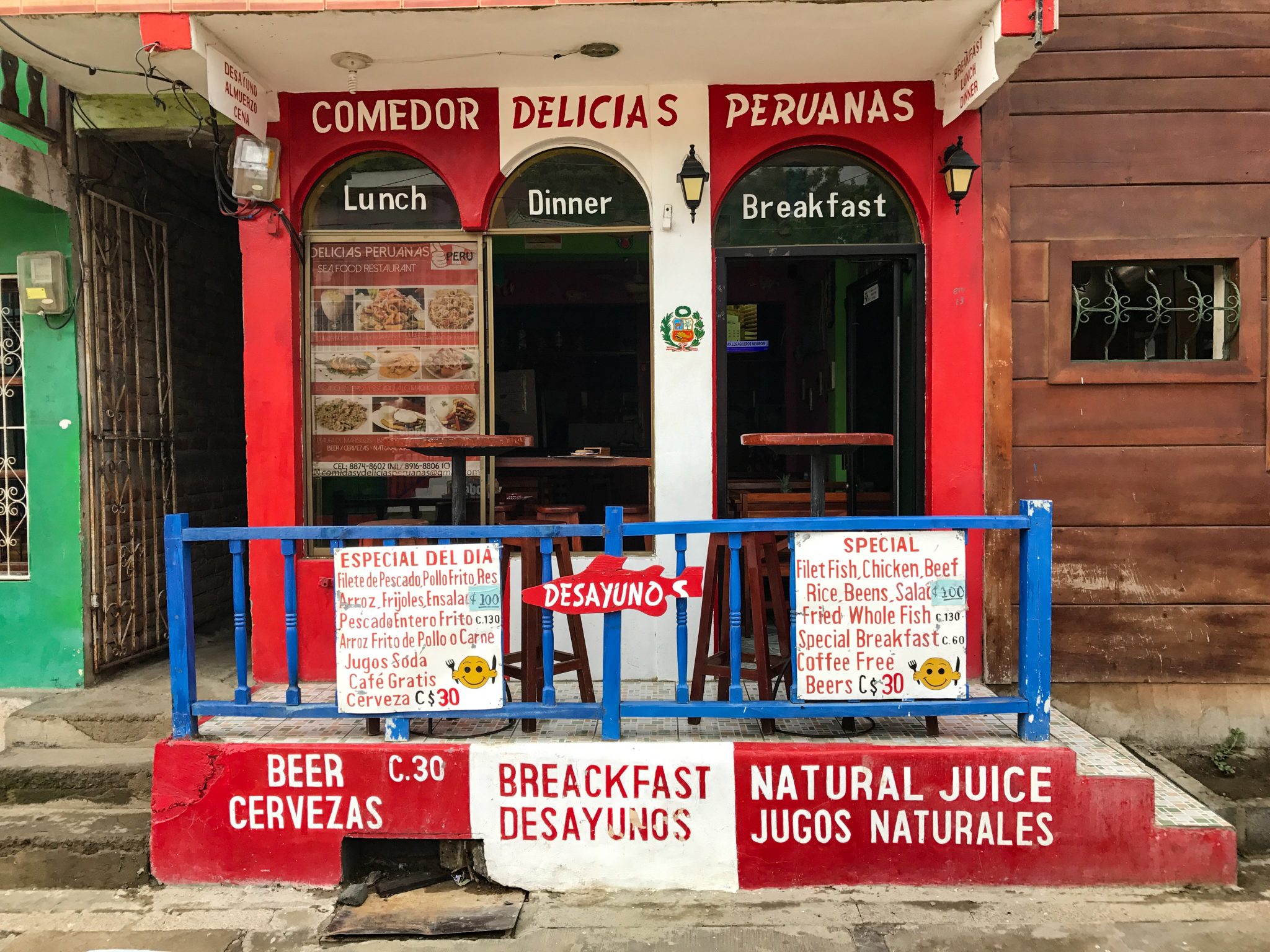 Buffet, San Juan del Sur, Nicaragua