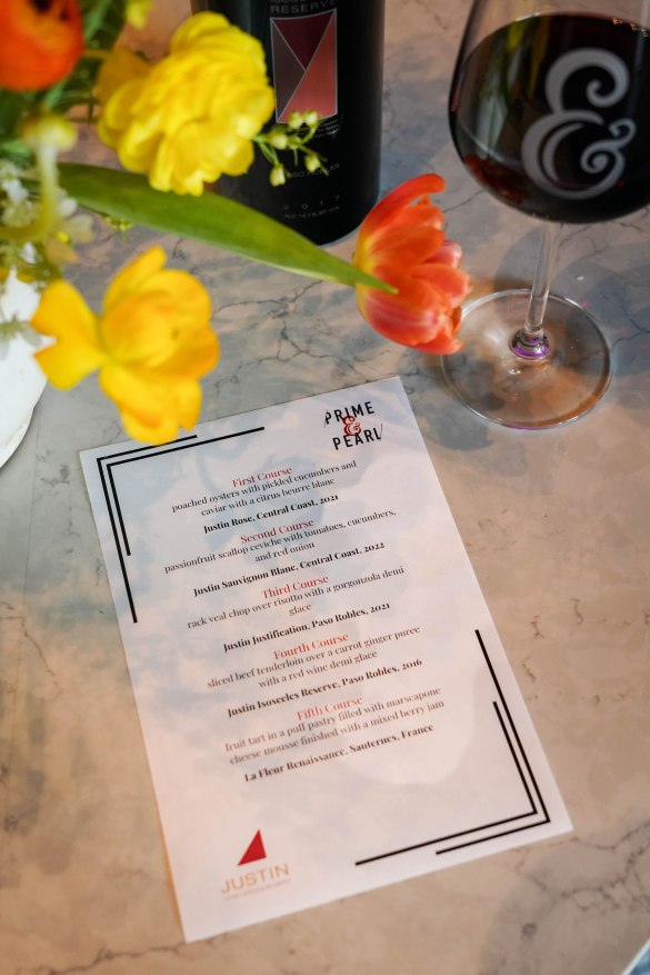 Justin Wine Dinner 2024-55 Restaurant Photography